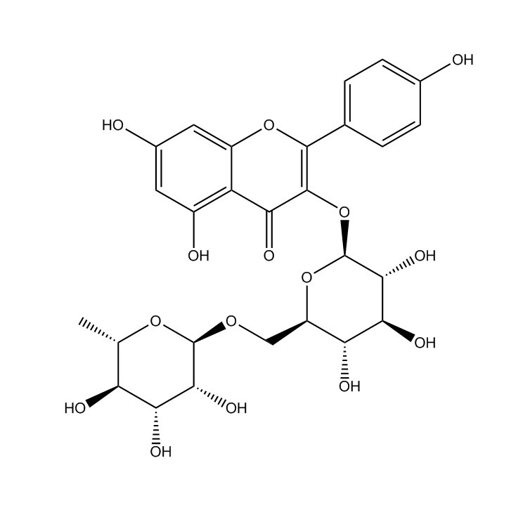 山奈酚-3-O-蕓香糖苷|17650-84-9
