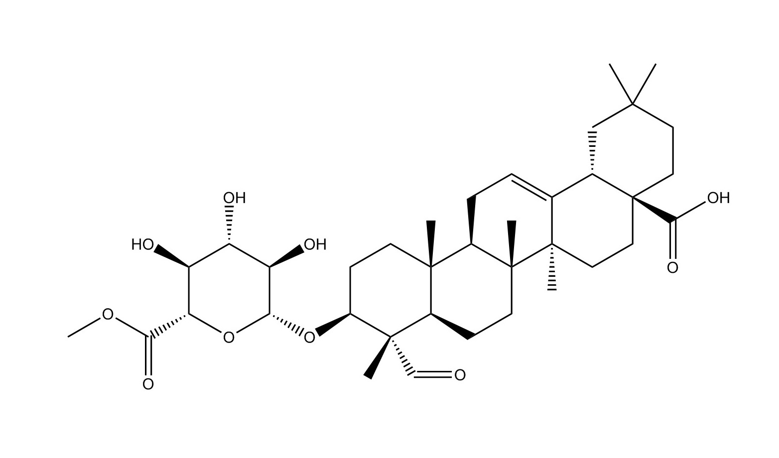 絲石竹皂苷元3-O-β-D-葡萄糖醛酸甲酯|96553-02-5