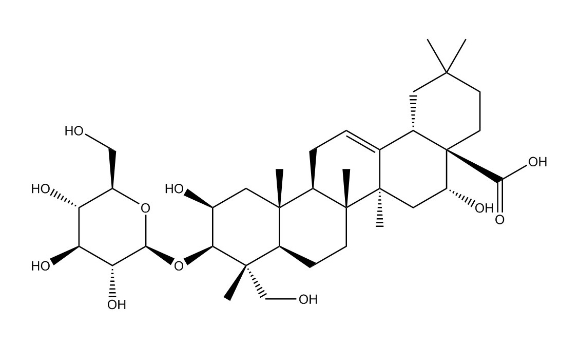 遠志酸-3-O-β-D-吡喃葡萄糖苷|121368-52-3