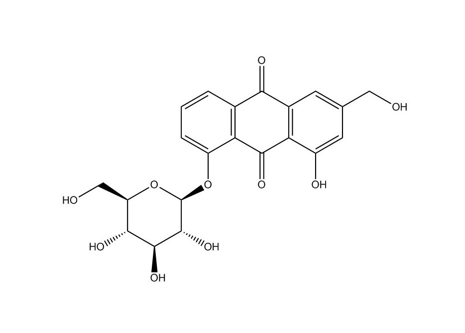 蘆薈大黃素8-0葡萄糖苷|33037-46-6